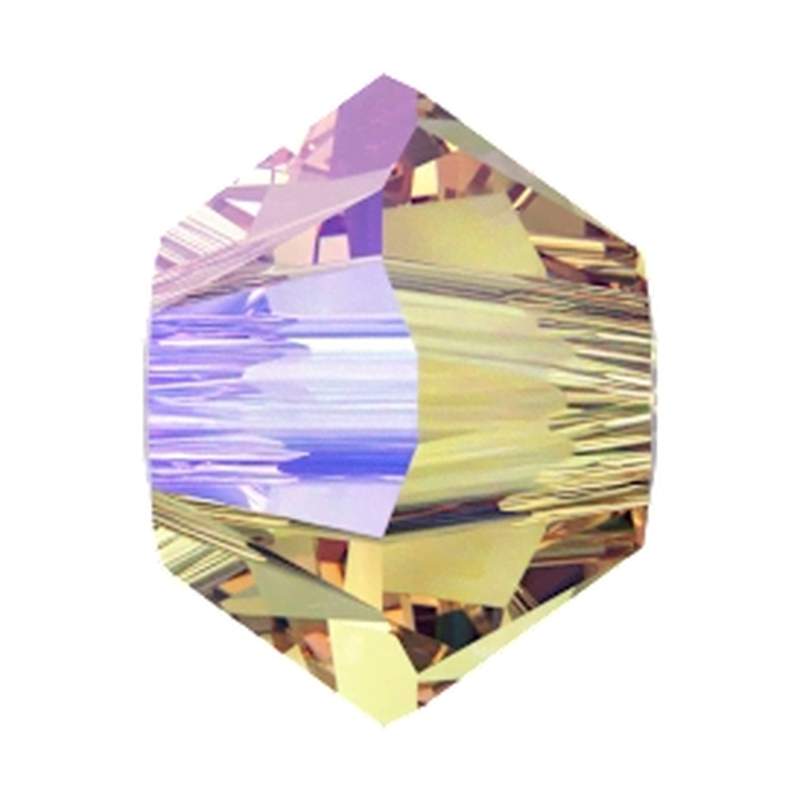 Swarovski Crystal Beads 5328 4 mm Silk Shimmer 2X