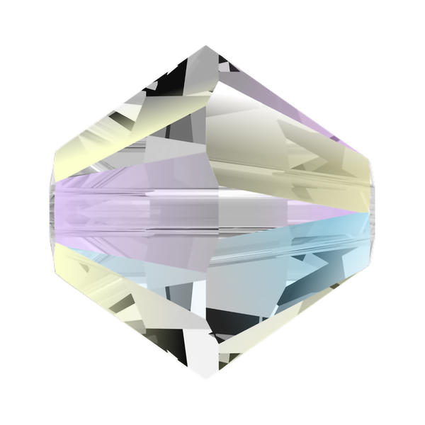Swarovski Crystal Beads 5328 5 mm Crystal Shimmer 2X