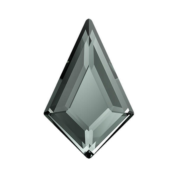 Swarovski Flatback Crystals 2771 8,6 x 5,6 mm Black Diamond F