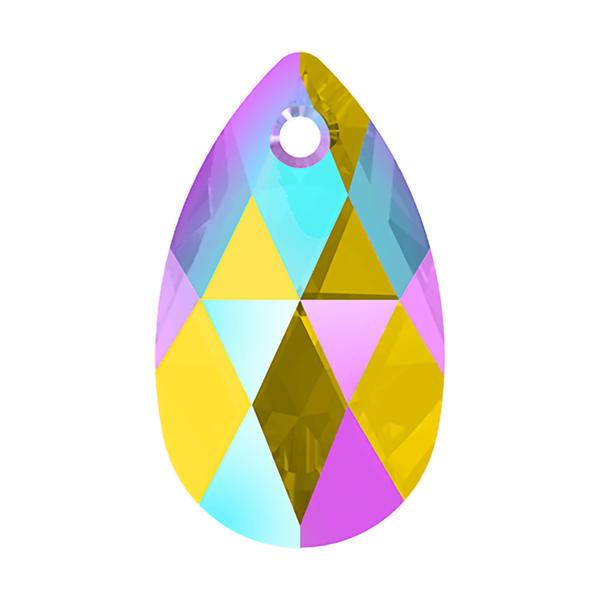 Swarovski Crystal Pendants 6106 22 mm Light Topaz Shimmer
