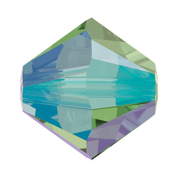 Swarovski Crystal Beads 5328 3 mm Erinite Shimmer 2X