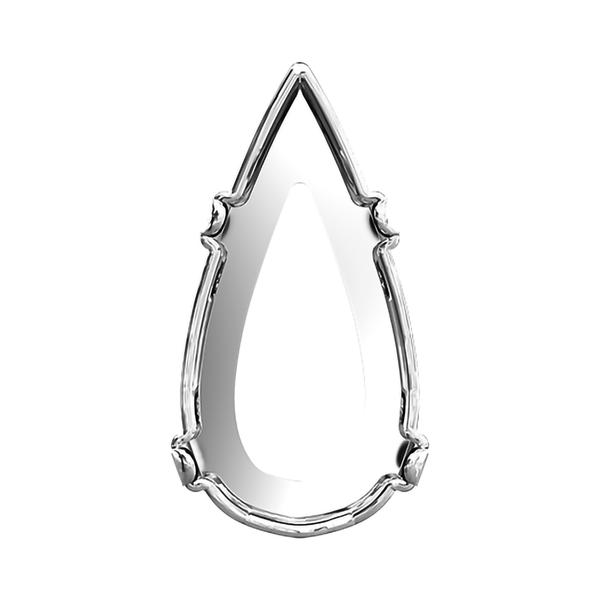 Swarovski Fancy Stone Settings 4322/S 14 x 7 mm Rhodium 3PH2OH