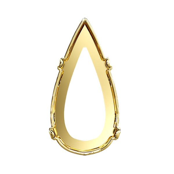 Swarovski Fancy Stone Settings 4322/S 18 x 9 mm Gold 3PH2O3