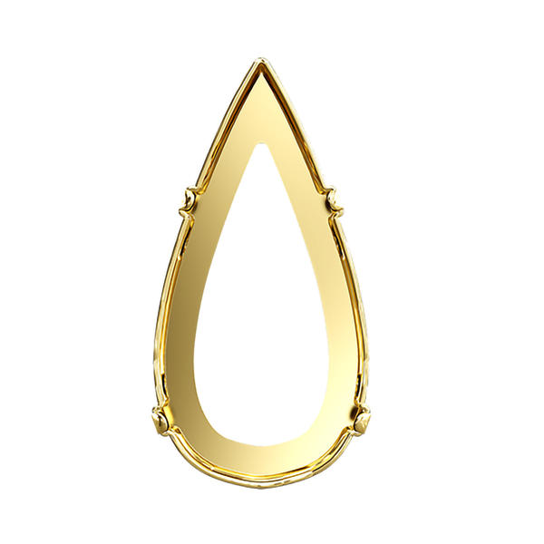 Swarovski Fancy Stone Settings 4322/S 30 x 15 mm Gold 3PH2O3