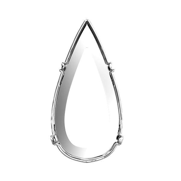 Swarovski Fancy Stone Settings 4322/S 30 x 15 mm Rhodium 3PH2OH