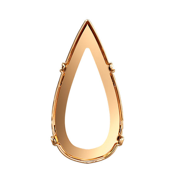 Swarovski Fancy Stone Settings 4322/S 30 x 15 mm Brass 3PH2OZ