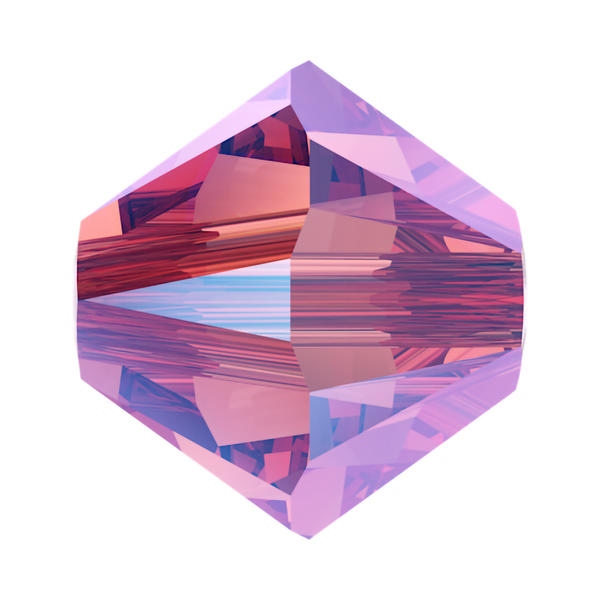 Swarovski Crystal Beads 5328 6 mm Rose Peach Shimmer 2X