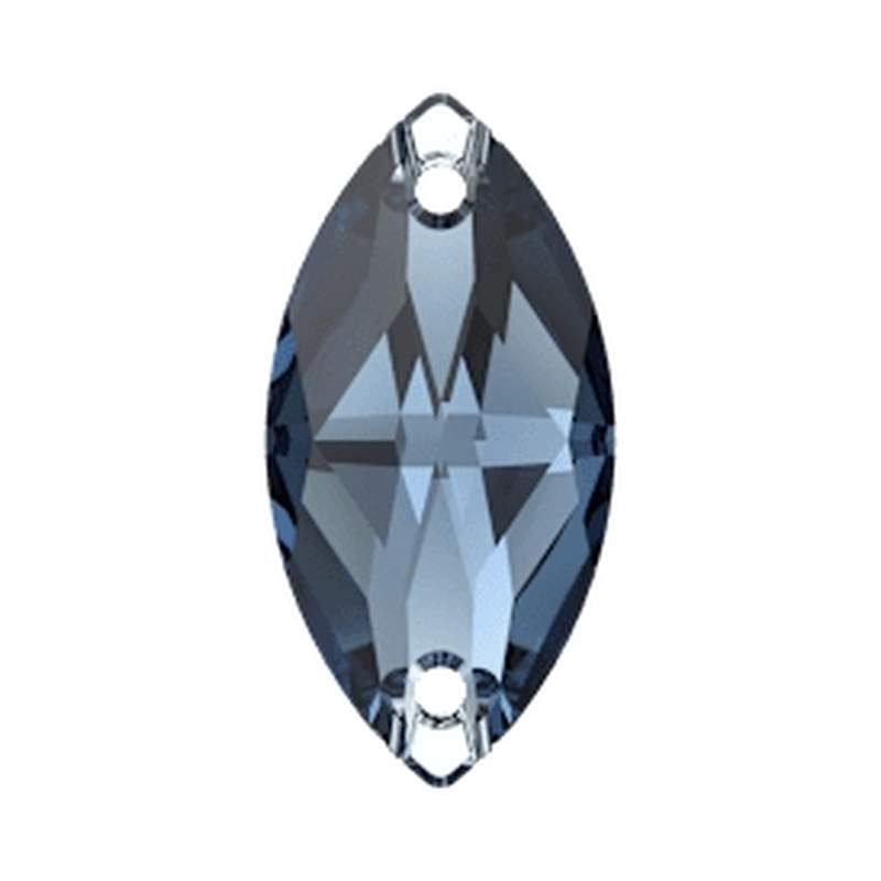 Swarovski Sew-on Crystals 3223 18 x 9 mm Montana F