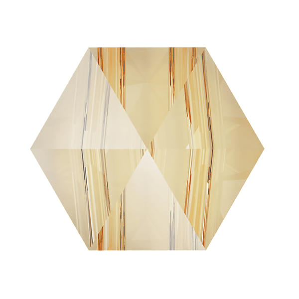 Swarovski Crystal Beads 5060 7,5 mm Crystal Golden Shadow