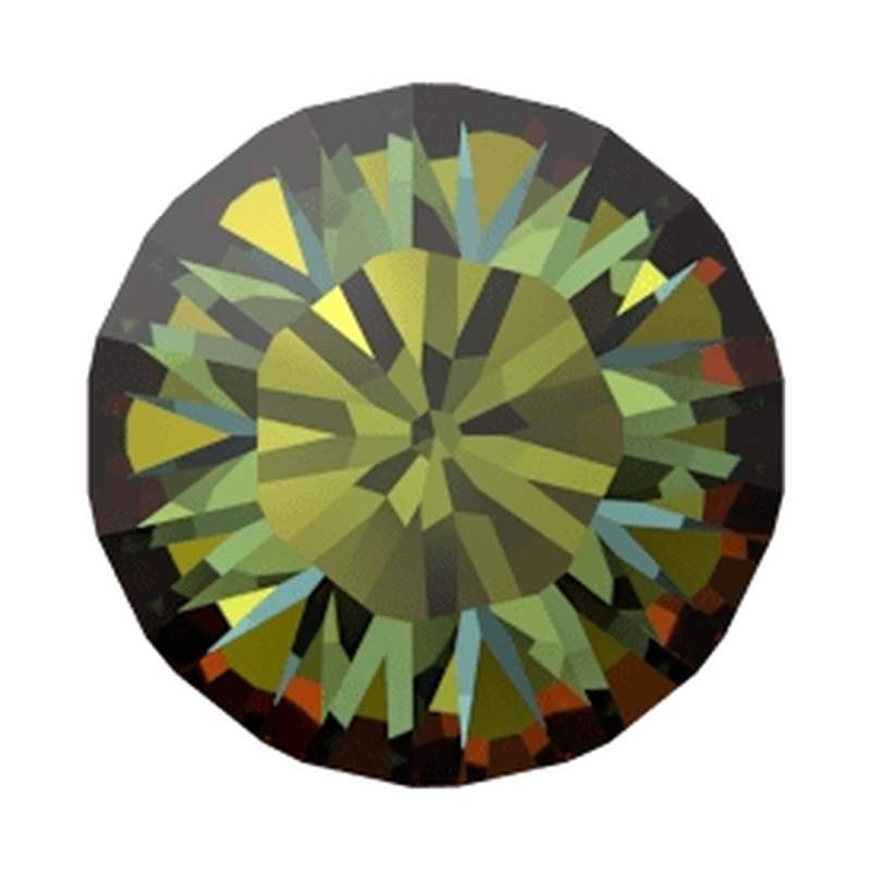 Swarovski Round Stones 1028 pp 10 Crystal Volcano F
