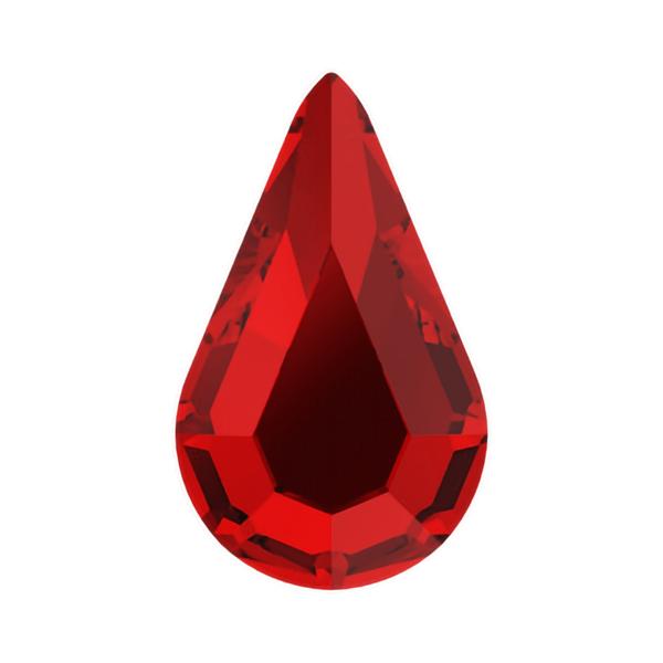 Swarovski Flatback Crystals 2300 8 x 4,8 mm Light Siam F