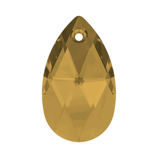 Swarovski Crystal Pendants 6106 28 mm Light Colorado Topaz