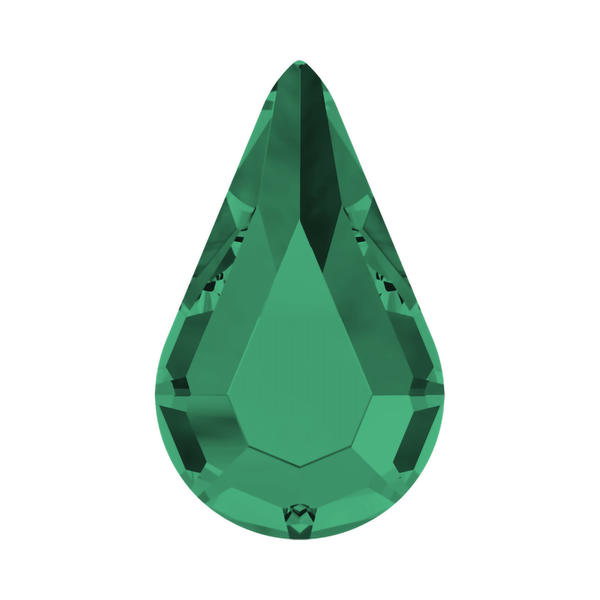 Swarovski Hotfix Crystals 2300 8 x 4,8 mm Emerald M HF