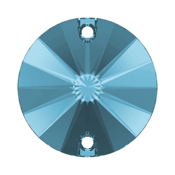 Swarovski Sew-on Crystals 3200 10 mm Aquamarine F