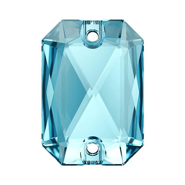 Swarovski Sew-on Crystals 3252 14 x 10 mm Aquamarine F
