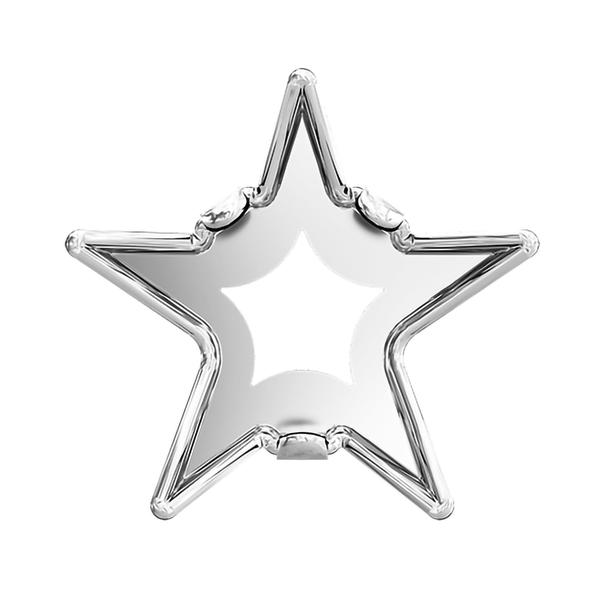 Swarovski Fancy Stone Settings 4745/S 10 mm Rhodium 3PH2OH