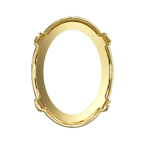 Swarovski Fancy Stone Settings 4122/S 14 x 10,5 mm Gold 3PH2O3