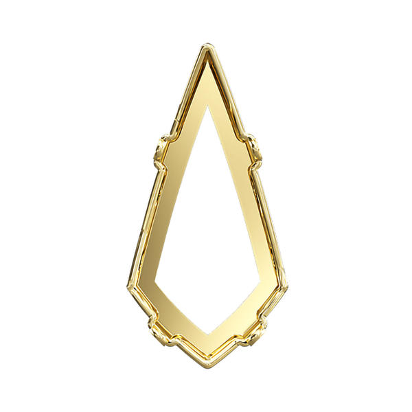Swarovski Fancy Stone Settings 4731/S 14 x 7 mm Gold 3PH2O3