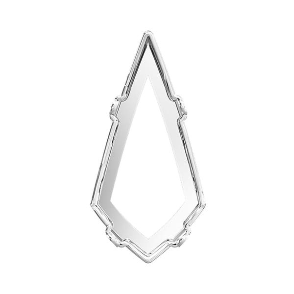 Swarovski Fancy Stone Settings 4731/S 14 x 7 mm Rhodium 3PH2OH