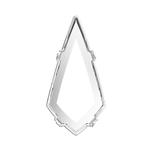 Swarovski Fancy Stone Settings 4731/S 18 x 9 mm Rhodium 3PH2OH
