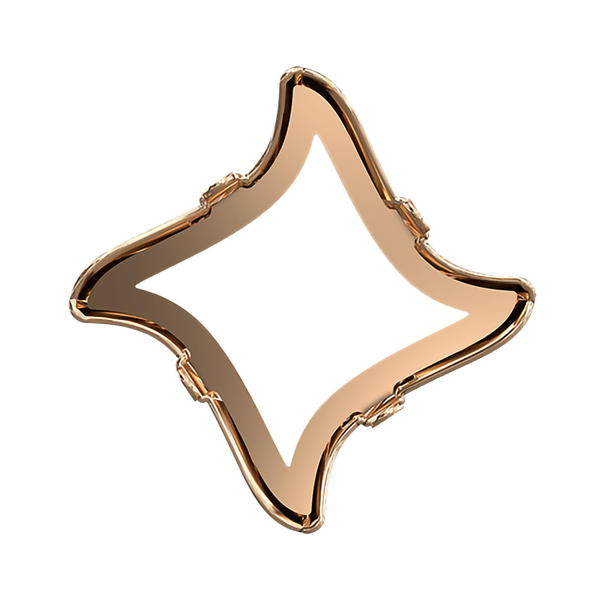 Swarovski Fancy Stone Settings 4485/S 17 mm Brass 3PH2OZ