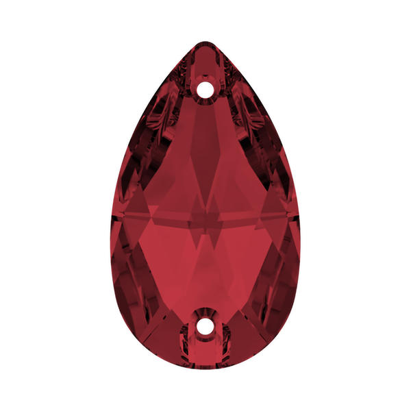 Swarovski Sew-on Crystals 3230 18 x 10,5 mm Scarlet F