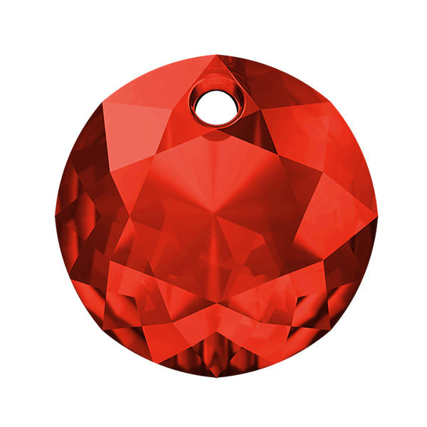 Swarovski Crystal Pendants 6430 8 mm Light Siam