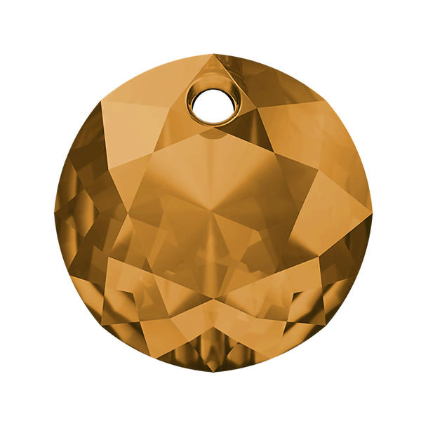 Swarovski Crystal Pendants 6430 10 mm Topaz