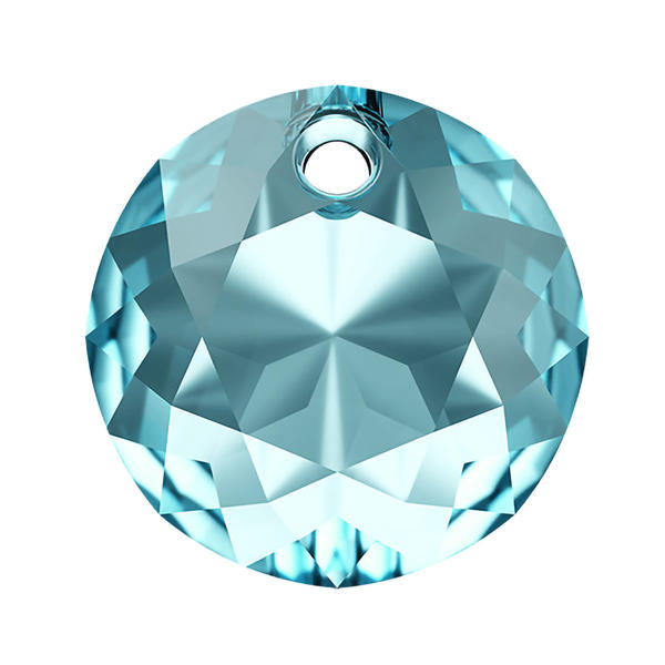 Swarovski Crystal Pendants 6430 8 mm Aquamarine