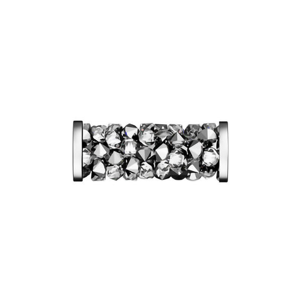 Swarovski Crystal Beads 5950 15 mm Crystal Light Chrome STEEL