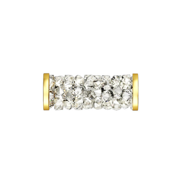 Swarovski Crystal Beads 5950 15 mm Crystal Moonlight GOLD