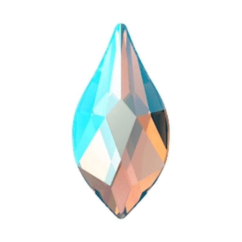 Swarovski Flatback Crystals 2205 7,5 mm Black Diamond Shimmer F