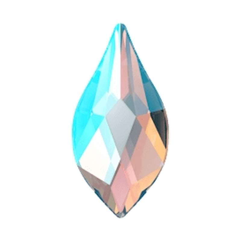 Swarovski Flatback Crystals 2205 7,5 mm Light Sapphire Shimmer F