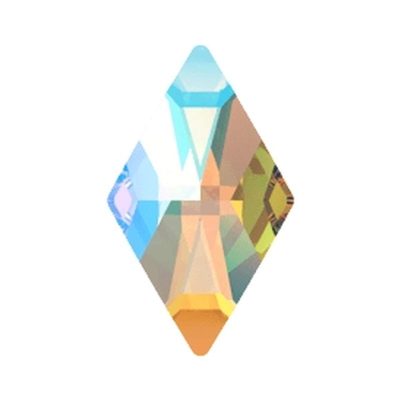 Swarovski Flatback Crystals 2709 10 x 6 mm Light Topaz Shimmer F