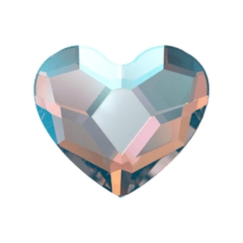 Swarovski Flatback Crystals 2808 10 mm Light Sapphire Shimmer F