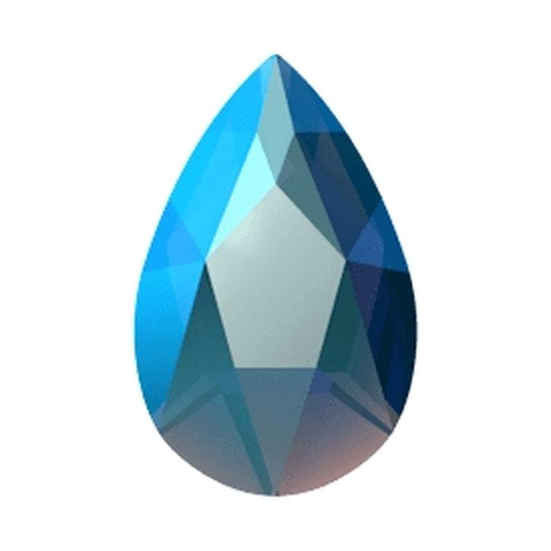 Swarovski Flatback Crystals 2303 14 x 9 mm Cobalt Shimmer F