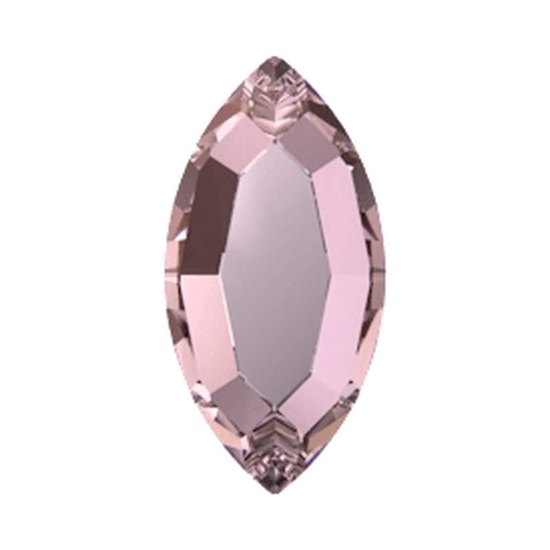 Swarovski Flatback Crystals 2200 8 x 4 mm Crystal Antique Pink F