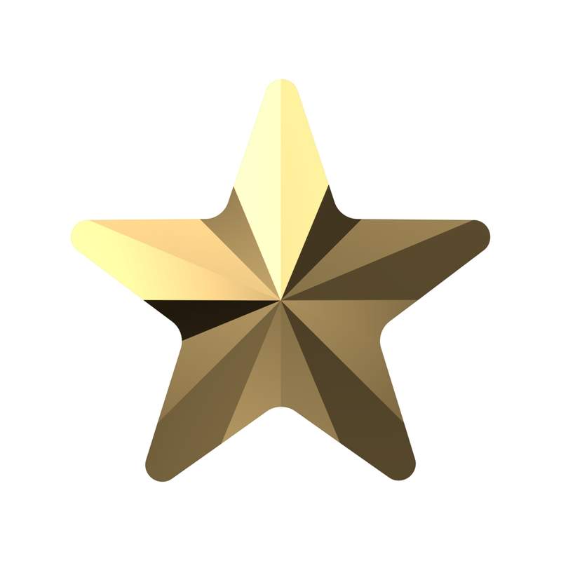Swarovski Fancy Stones 4745 5 mm Crystal Aurum F