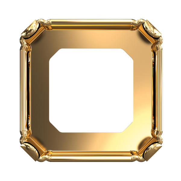 Swarovski Fancy Stone Settings 4480/S 8 mm Gold 3PH2O3