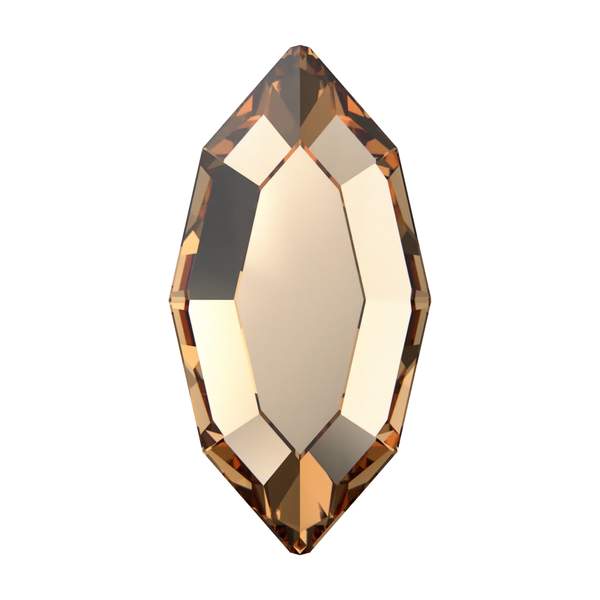 Swarovski Flatback Crystals 2200 8 x 4 mm Light Colorado Topaz Unfoiled