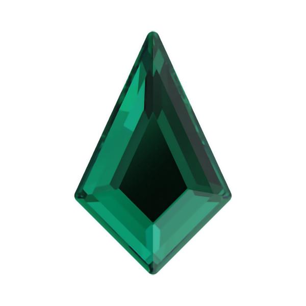 Swarovski Hotfix Crystals 2771 8,6 x 5,6 mm Emerald M HF