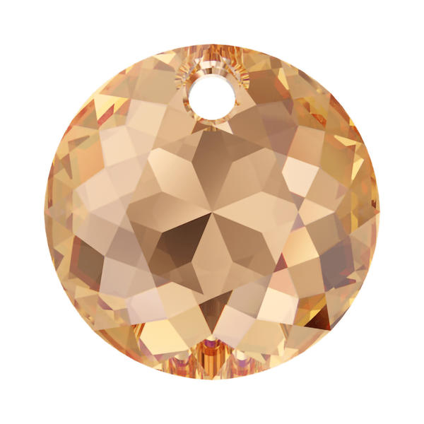 Swarovski Crystal Pendants 6430 10 mm Light Colorado Topaz