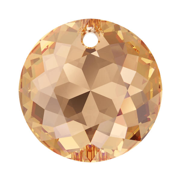 Swarovski Crystal Pendants 6430 14 mm Light Colorado Topaz