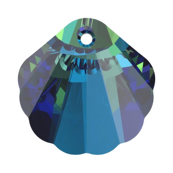 Swarovski Crystal Pendants 6723 16 mm Crystal Bermuda Blue