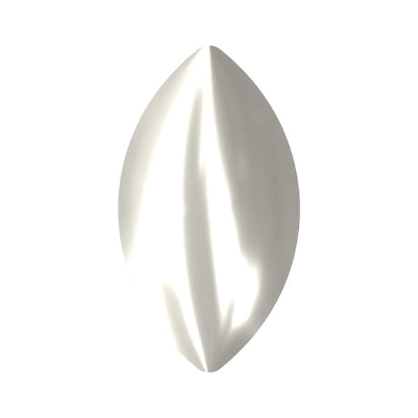 Swarovski Hotfix Crystals 2208/4 10 x 5,5 mm Crystal White Pearl W_PRHF