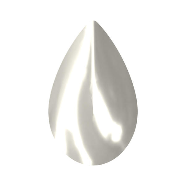 Swarovski Hotfix Crystals 2308/4 8 x 5 mm Crystal White Pearl W_PRHF