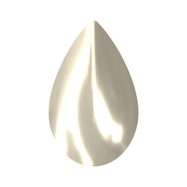 Swarovski Hotfix Crystals 2308/4 10 x 6 mm Crystal Cream Pearl W_PRHF