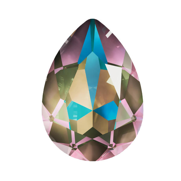 Swarovski Fancy Stones 4320 14 x 10 mm Crystal Army Green Delite