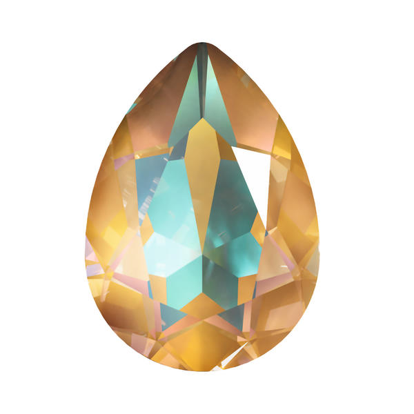 Swarovski Fancy Stones 4320 18 x 13 mm Crystal Ochre Delite
