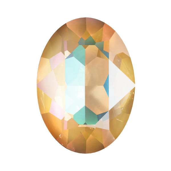 Swarovski Fancy Stones 4120 14 x 10 mm Crystal Ochre Delite
